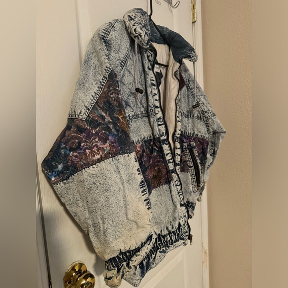 Vintage Clipper Bay Multi Fabric Patchwork Jacket - Small - Picture 4 of 5